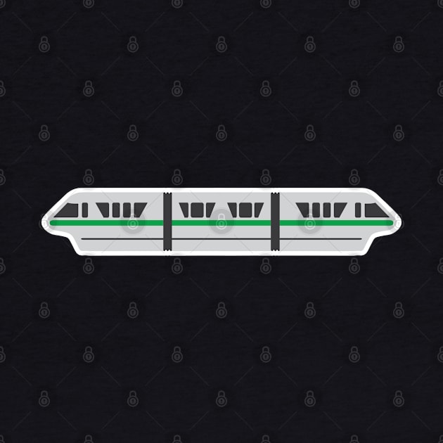 Monorail - Dark Green by chwbcc